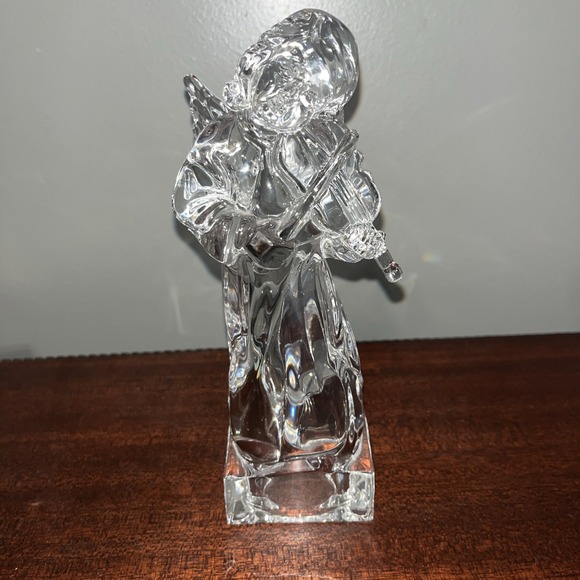 MIKASA Angelic Violi Herald Collection German Crystal Lead PLAYING VIOLIN 8" - Picture 1 of 5